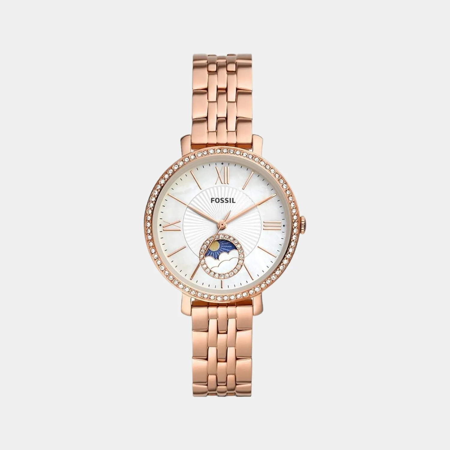 Women's White Analog Stainless Steel Watch ES5165