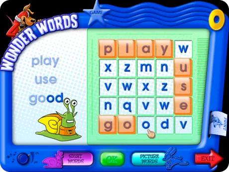 Wonder Words Flash Action Software (Windows Download)