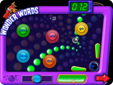 Wonder Words Flash Action Software (Windows Download)