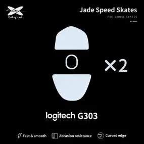 X-Raypad Jade Mouse Skates for Logitech G303 Shroud Edition